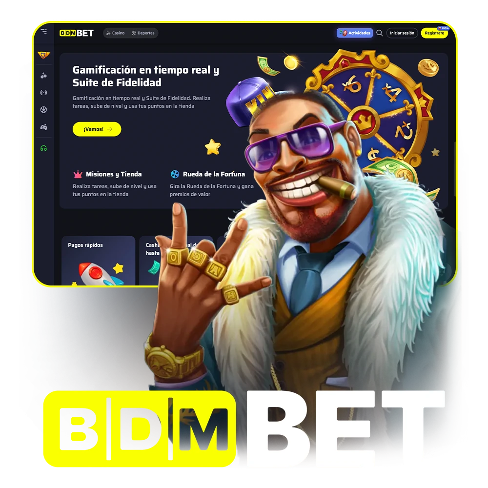 Juega al casino en línea, apuesta en deportes y ciberdeportes en BDMbet.